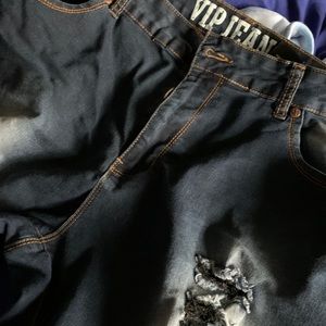 VIP jeans size 21/22 distressed